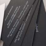 Printed coloured board with white ink