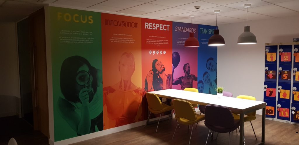 5 Useful Tips Designing Office Wallpaper - Johnsons Printers