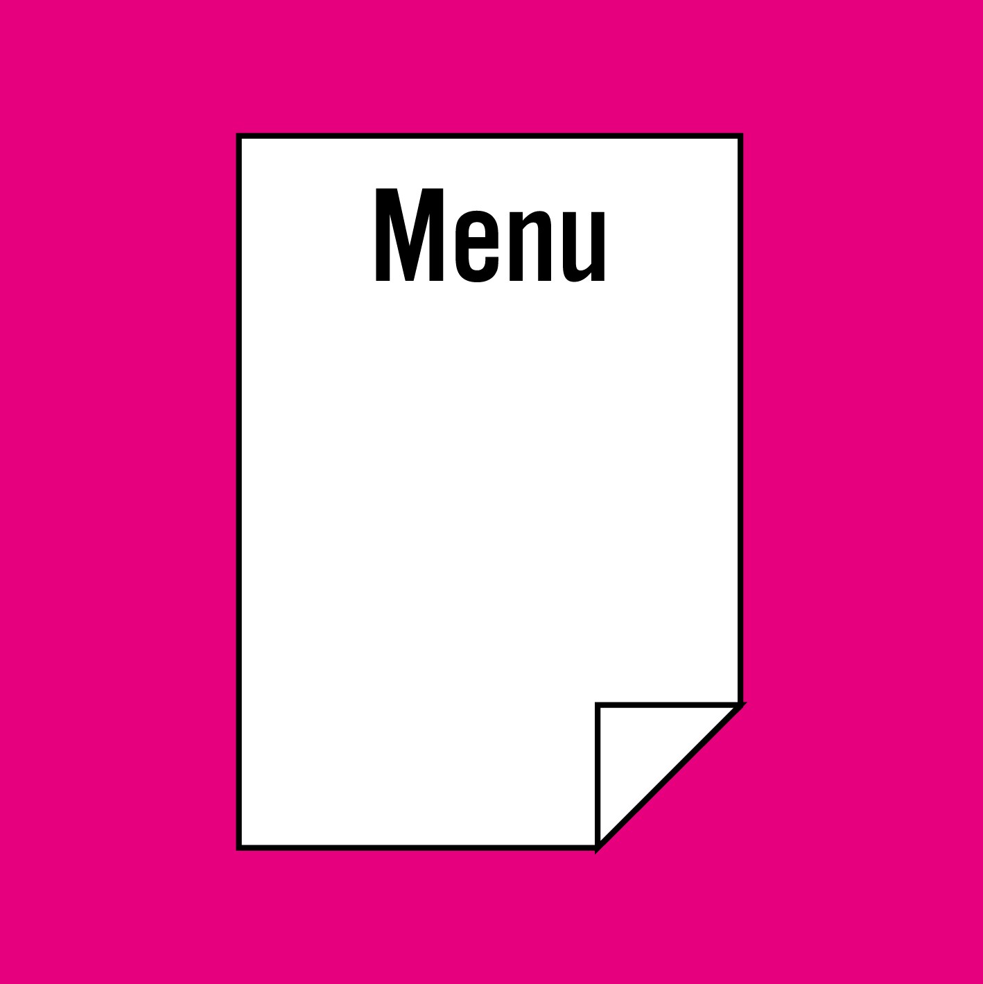 Flat Sheet Menu | Johnsons Printers