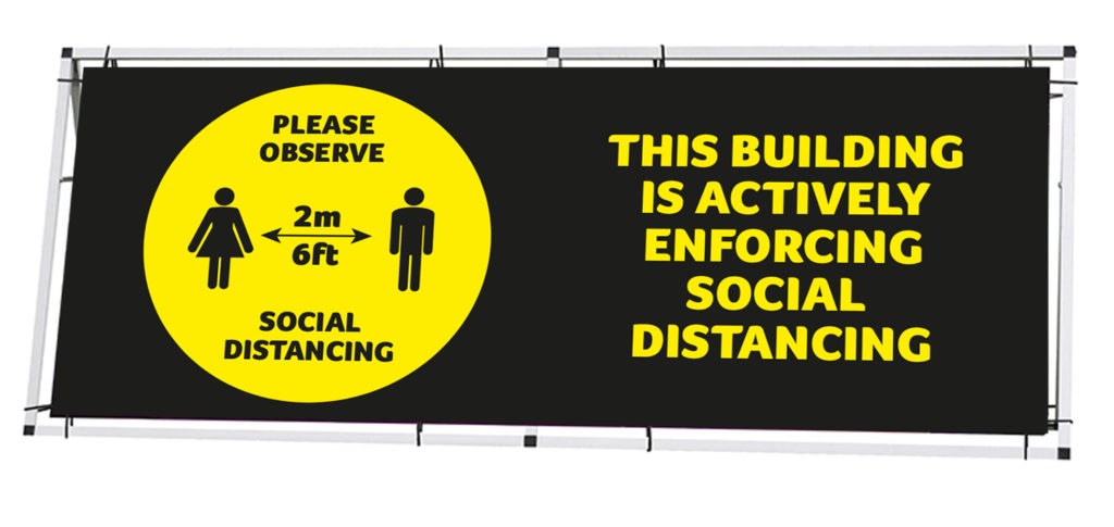 A5/A4/A3 SOCIAL DISTANCING 2M WHERE POSSIBLE  STICKERS/FOAMEX SIGNS 