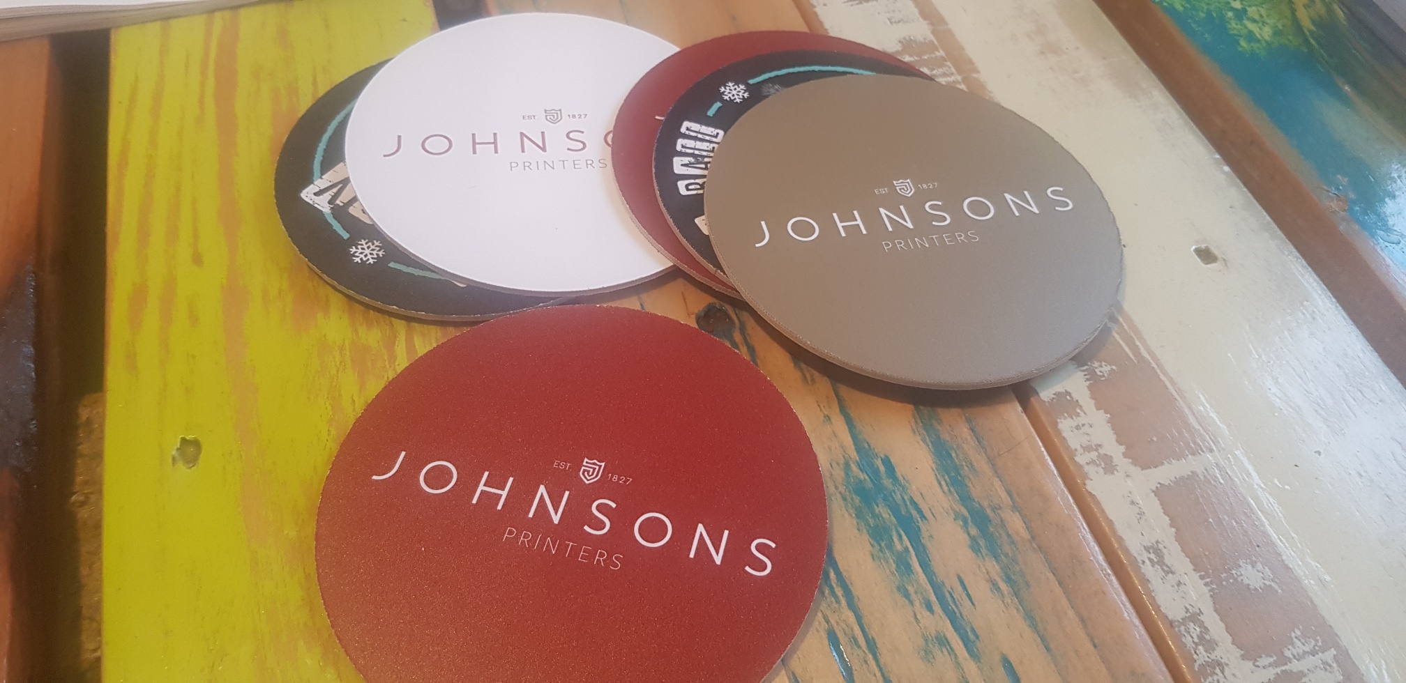 printed beer mat