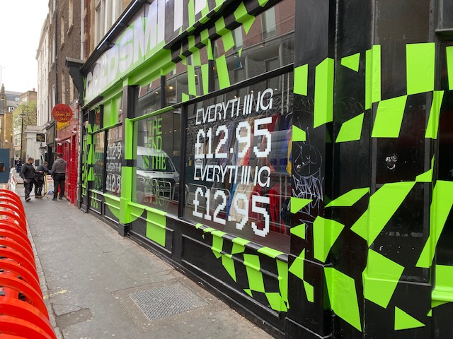 shop front branding - signage in London