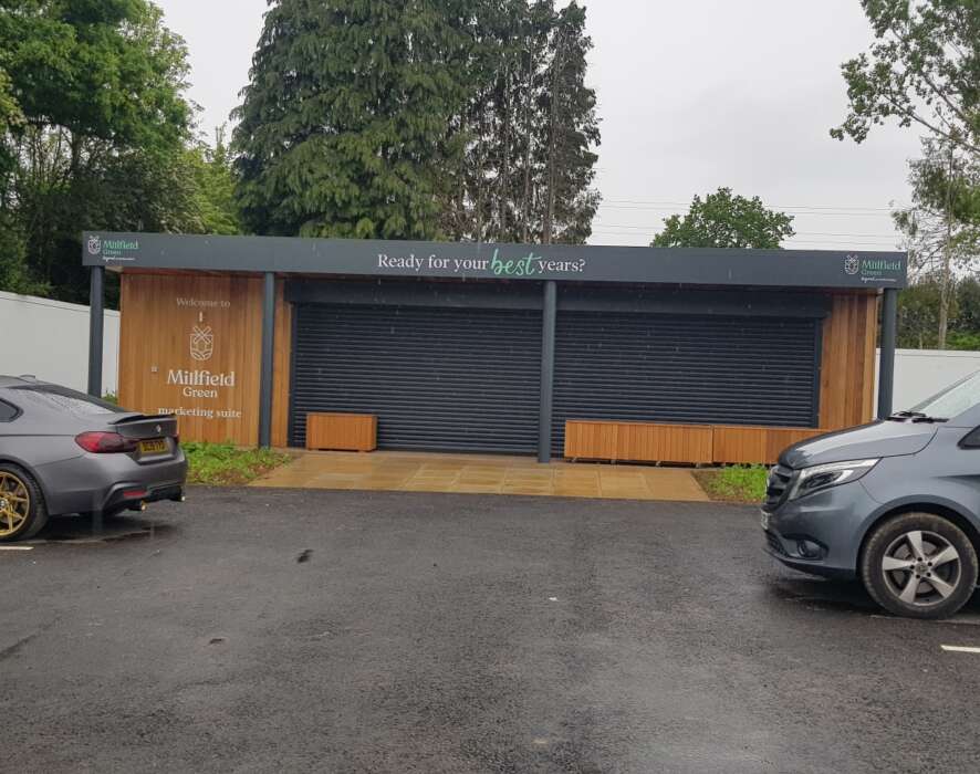 sales suite cabin branding