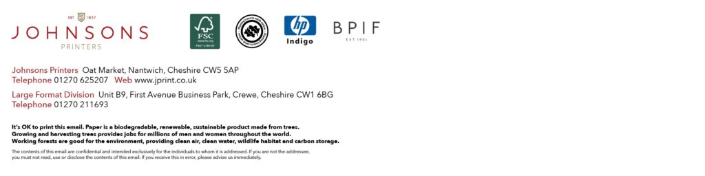 Contact printers in Cheshire