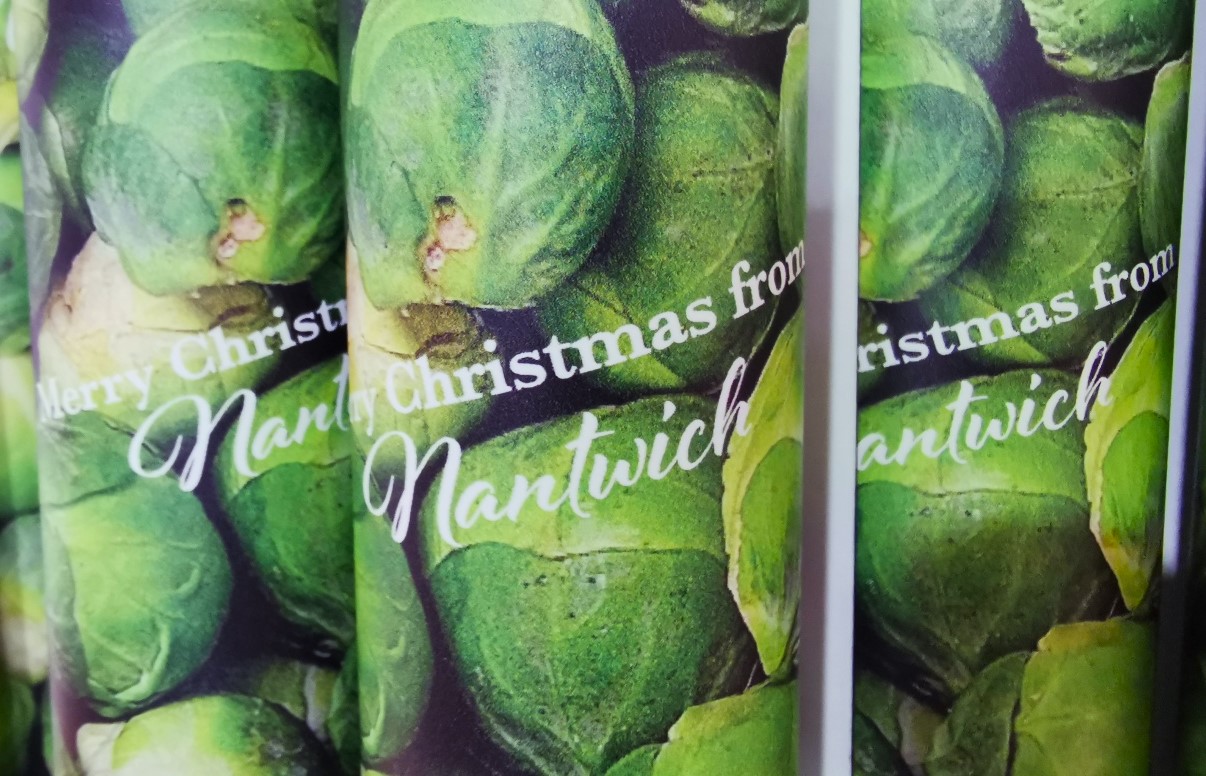 personalised Christmas wrapping