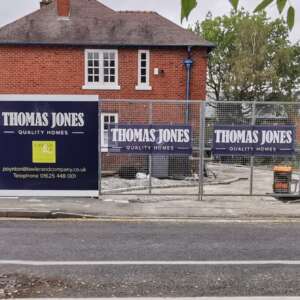 Printed hoarding boards