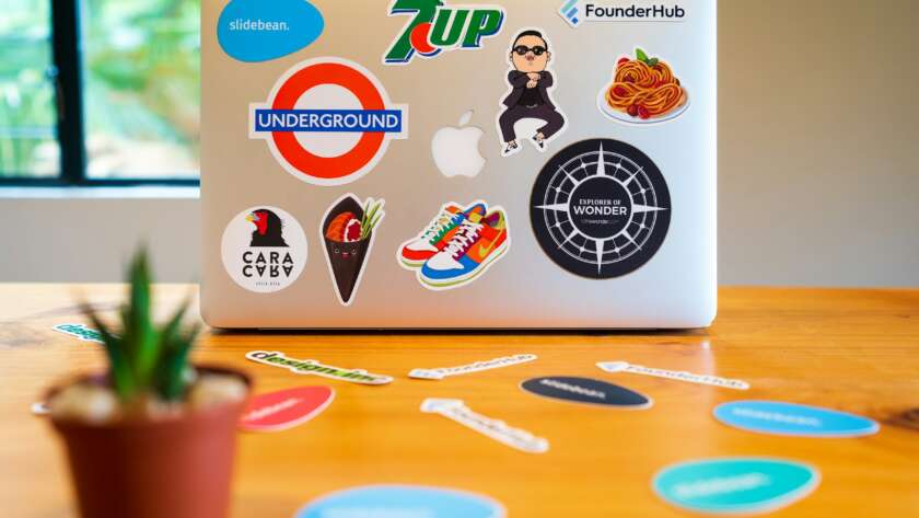 Custom Printed Stickers Photo By Slidebean