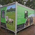 Portacabin Branding and Wraps for Sales Suites in St Asaph, Denbighshire