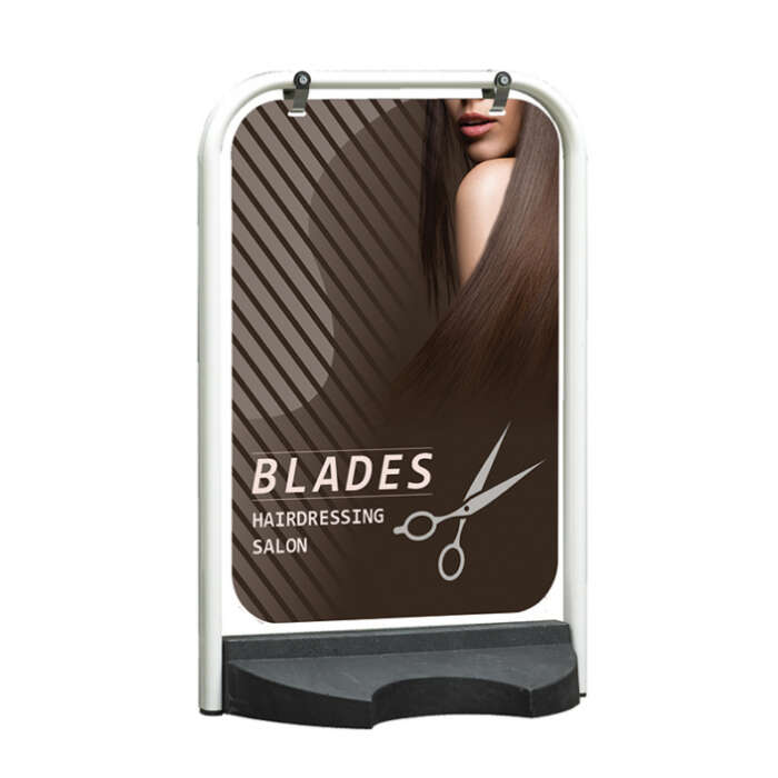 Swing sign for outside shops