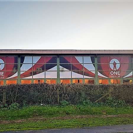Contra Vision installation privacy window graphics