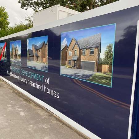 printed hoarding boards Hoarding Panels construction site signage | Johnsons Of Nantwich
