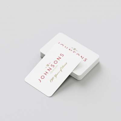 Business Cards with Round Cornering