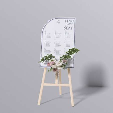 Wedding Seating Plan Board | Johnsons Printers
