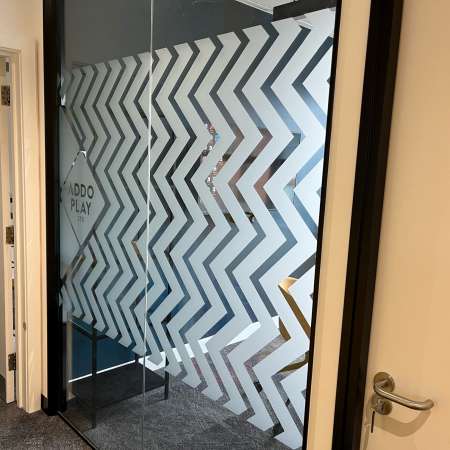 frosted window vinyl window safety stickers